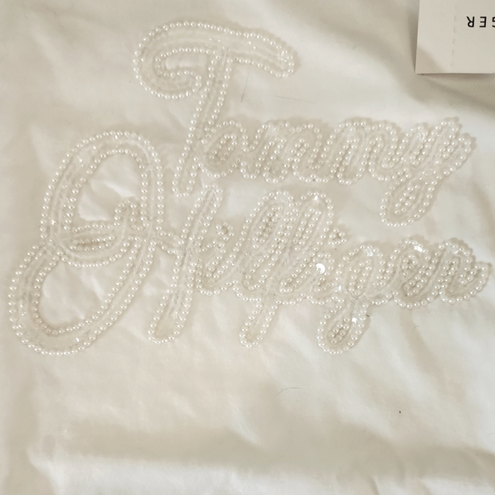 Tommy Hilfiger White Long Sleeve Tee